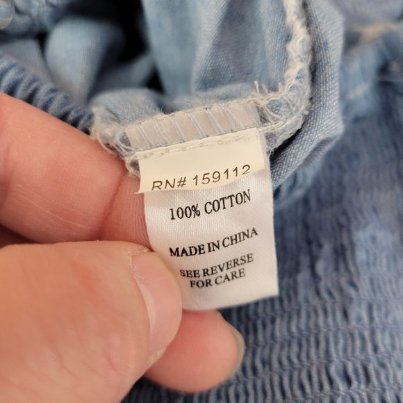 Given Kale Smocked High Low Skirt - Picture 7 of 11